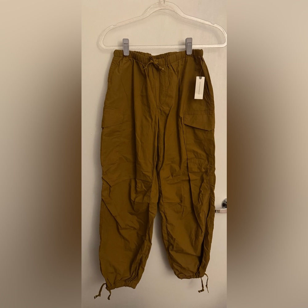 Anthropologie NWT Pilcro Pull-On Parachute Pants Bronze Pockets Women’s Size XS - Picture 4 of 13